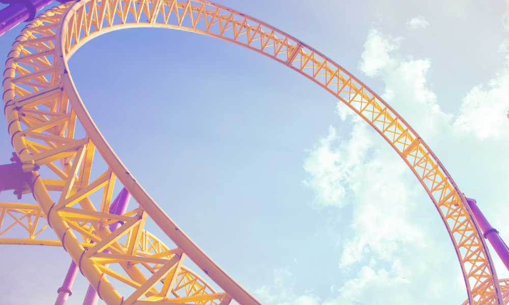 Image of a roller coaster.